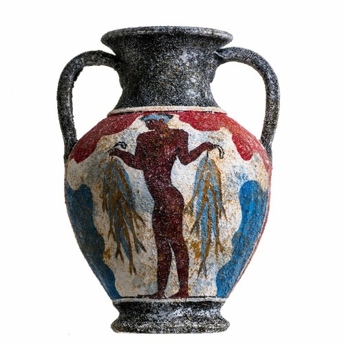 Ancient greek minoan amphora - ancient,