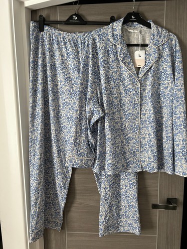 Women blue floral - tu,