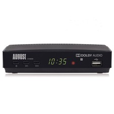 August DVB400 HD Recordable Freeview Set-Top Box Receiver HDMI SCART PVR 1080p