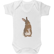 'Standing Rabbit Animal' Baby Grows / Bodysuits (GR054781)
