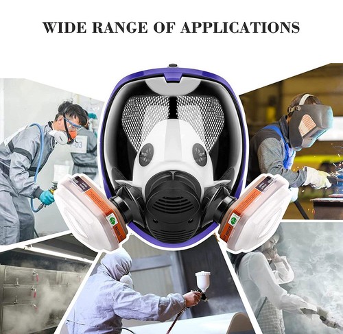 Full face gas - mask, activated