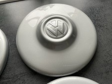 VW 1972 Type 2 Bay Campervan / Beetle – Genuine VW Hubcaps (Set of 4, Vintage)