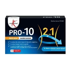 Lucovital Pro-10 Fat Binder Weight Loss Calorie Blocker 30 Diet Tablets 10 days