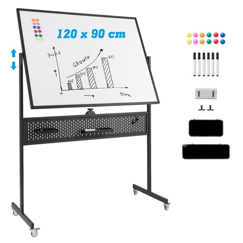 Costway mobile whiteboard 120 - costway,