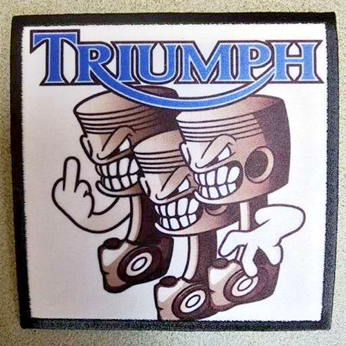 Triumph pistons flipping the - flipping,