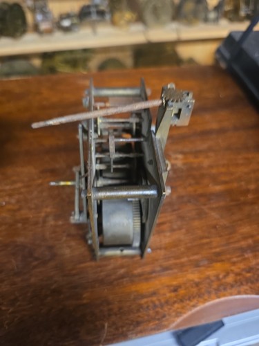 Antique french clock mechanism - french,
