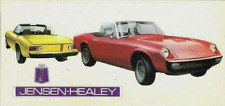 Jensen Healey 1972-1973 UK Market Small Format Launch Foldout Sales Brochure