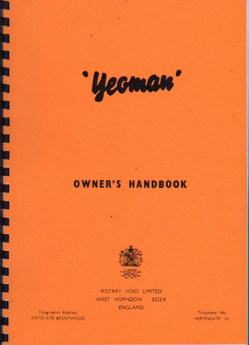 Howard rotary hoes yeoman - hoes, "yeoman"