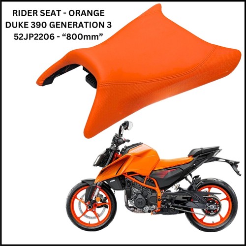 Rider seat front 800mm orange - rider,
