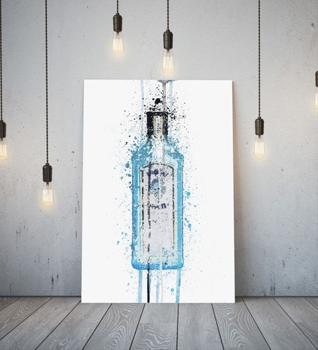 Bombay sapphire deep - sapphire, framed