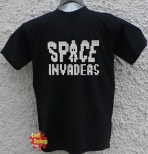 SPACE INVADERS gaming video game  arcade retro cool T shirt Size 3XL (50-52"")