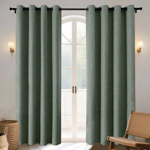 2pcs blackout curtains eyelet - curtains,