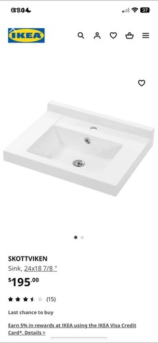 Ikea skottviken sink - ikea,