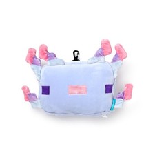  MINECRAFT AXOLOTL SUPER SOFT PLUSH TRAVEL CUSHION PILLOW & EYE MASK BNWT PUK