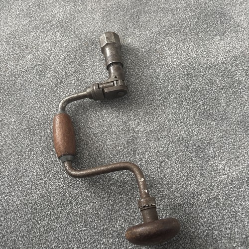Vintage hand drill working - vintage,