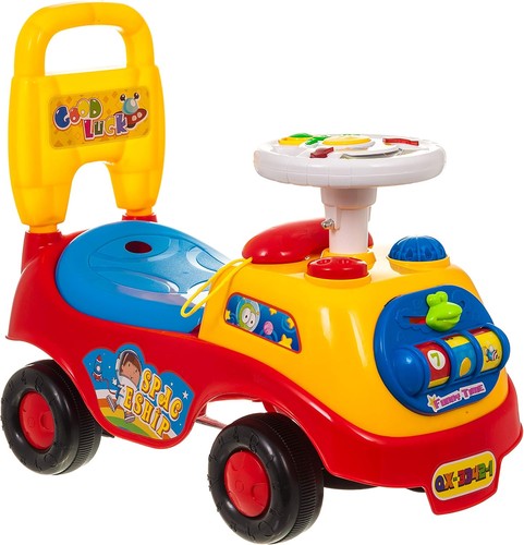 Ride baby push - push-along, car