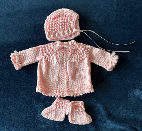 Handmade pink crochet baby - handmade,