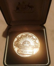 Brigade Cascade 1996 Medal In Box Australia Coin