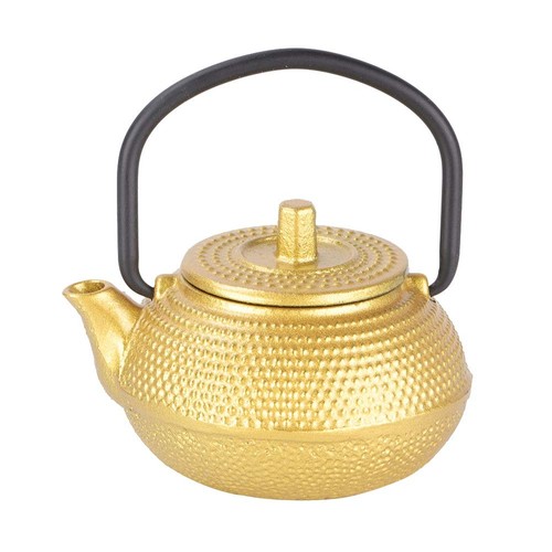 Cast iron teapot - iron,