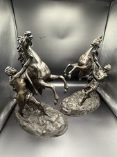 Pair of Bronze Marly Horses