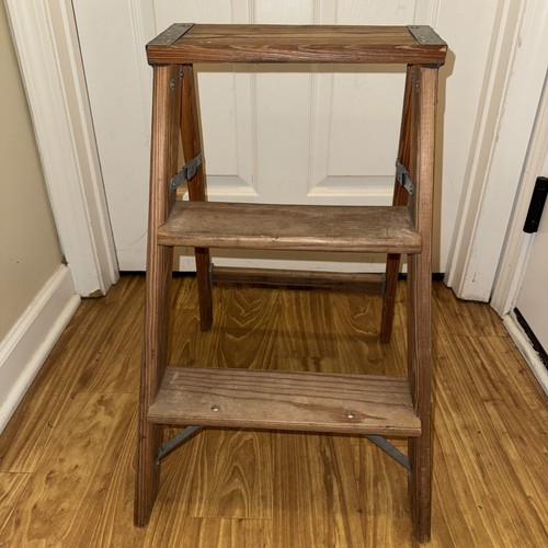 Vintage step wooden foot - vintage,