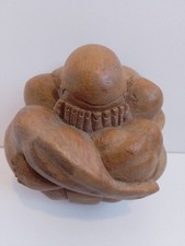 Weeping Buddha Hand Calved From Exotic Wood With Dense Grain