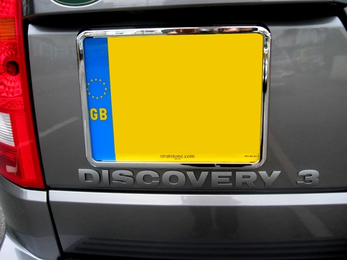 Rear number plate surround - rear,