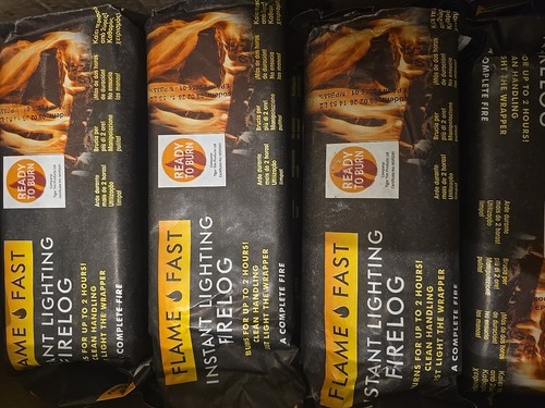 Flamefast fire logs - logs, smokeless