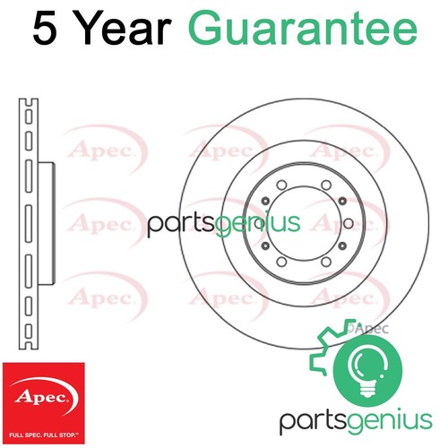 Brake disc front apec fits - brake,