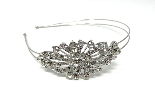 Bridal diamante crystal silver - diamante,