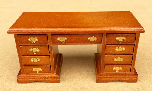 Dolls house kneehole - dolls, oak