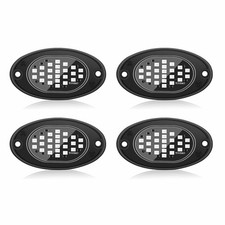 Red 4 Pods LED Rock Lights For