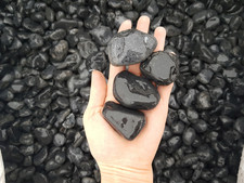 Natural Black Polished Pebbles