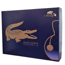 Lacoste Sensuelle Eau de Parfum 30ml 3 Piece Gift Set. Imperfect Sealed Box