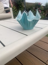 Chance Handkerchief Vase Mid Blue