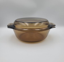 Pyrex Corning 1ltr Amber Brown