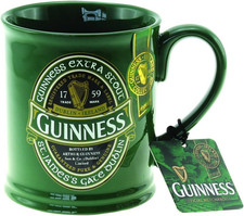 Guinness Ireland Collection - Ceramic Tankard Mug, 8 Oz