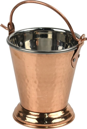 Steel copper bucket - steel, for