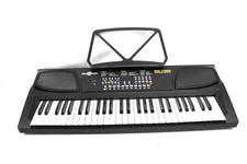 GEAR4MUSIC MK-1000 54-Key Portable Keyboard In Black -N48