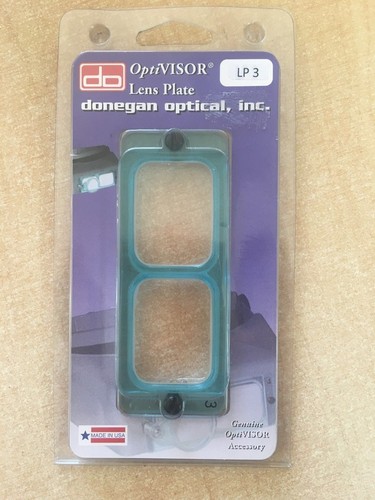 Optivisor spare lens - lens, plates