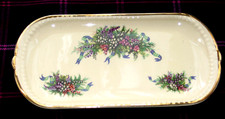 Cake Sandwich Plate Scottish Heather Vintage SWINNERTONS Harvest Honey Glaze