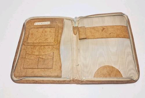 Leather writing case organiser - case,