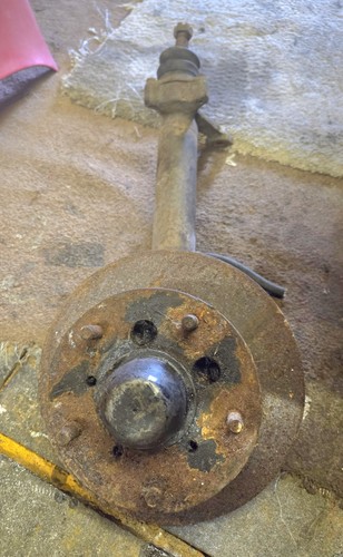 Rover front hub leg - front,
