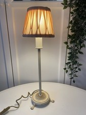 Laura Ashley Cream Cottage Lamp & Pleated Shade