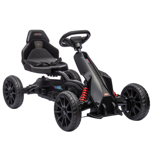 Homcom children pedal kart - go,