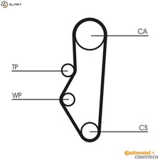 TIMING BELT CT525 FOR PEUGEOT