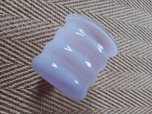 Wavy chunky glass candle - wavy,