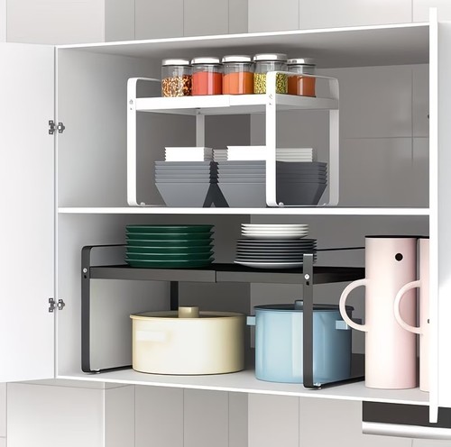 Expandable cabinet shelf - cabinet,