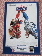 LITTLE GIANTS VHS VIDEO ONE