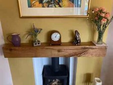 Oak Mantel Fireplace